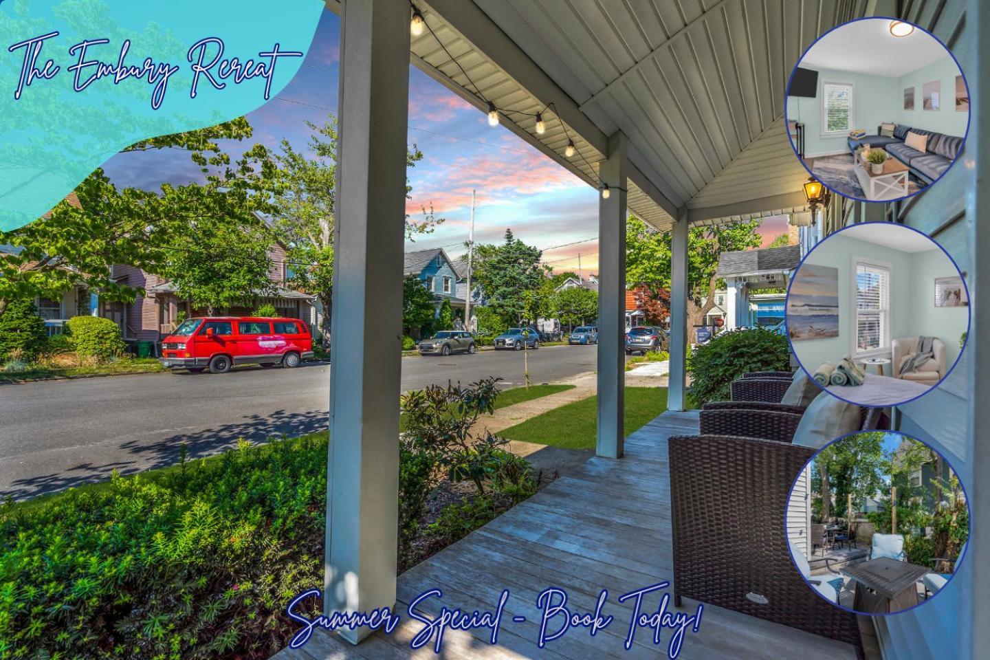 6-Min Walk To Asbury Park & Og Main St - Updated & Cozy Apartment In Historic Ocean Grove - Fire Pit & Patio - Fast Wi-Fi Ngoại thất bức ảnh